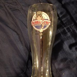 Bubba Gump collector beer glass